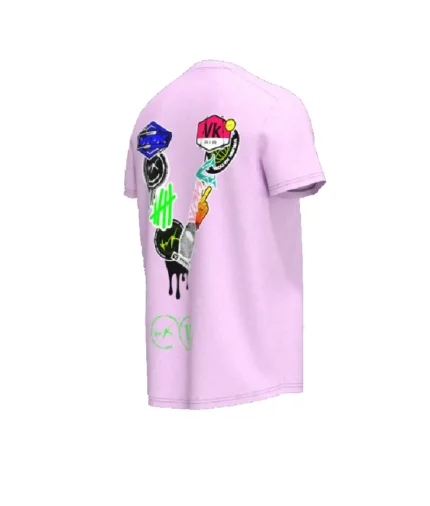 T Shirt Vrunk Stick The World rose (4)