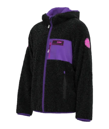 Veste Vrunk Sherpa Black Purple (1)