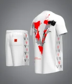 Ensemble Red Scarface Blanc f