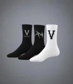 Pack chaussettes noir et blanc