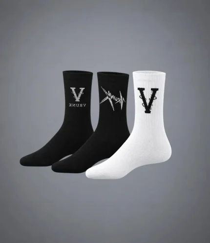 Pack chaussettes noir et blanc