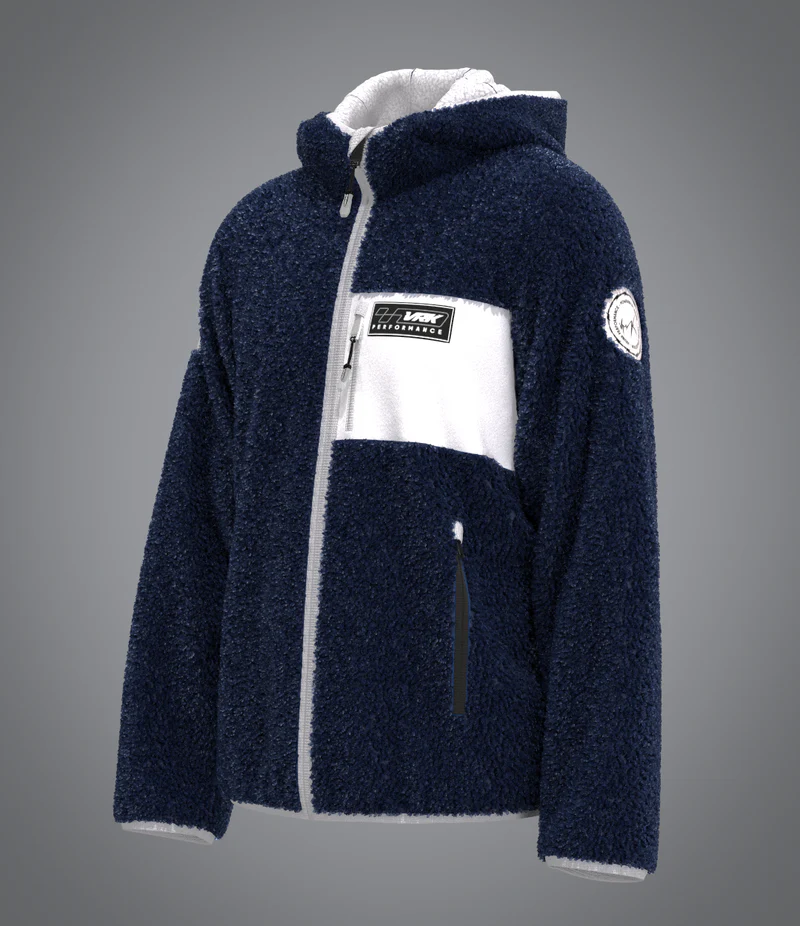 Veste Sherpa Blue Grey Veste Sherpa Blue Grey
