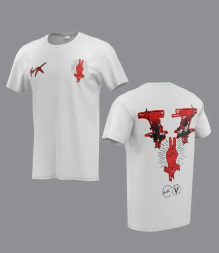 Vrunk Tee Shirt Red Deadline